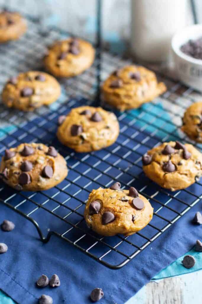 Pumpkin Chocolate Chip Cookies | A Nerd Cooks