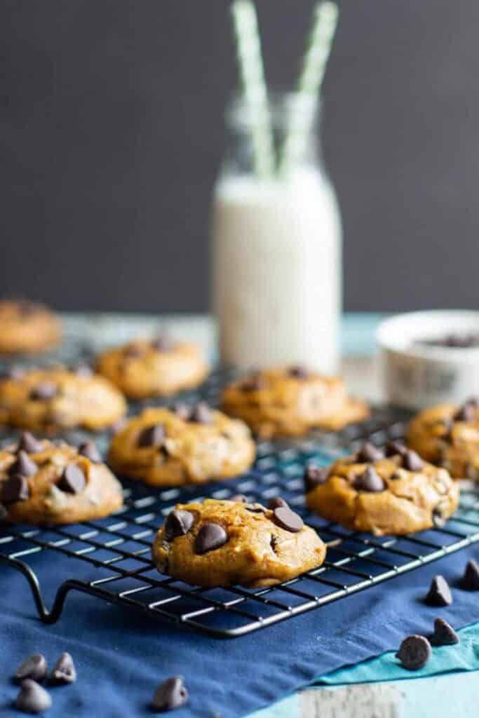 Pumpkin Chocolate Chip Cookies | A Nerd Cooks