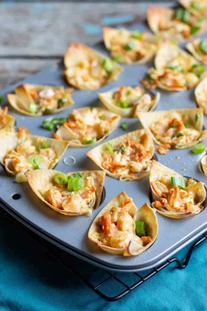 Shrimp Wonton Cups | A Nerd Cooks