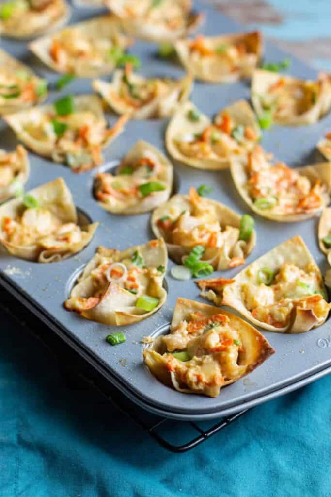 Shrimp Wonton Cups | A Nerd Cooks