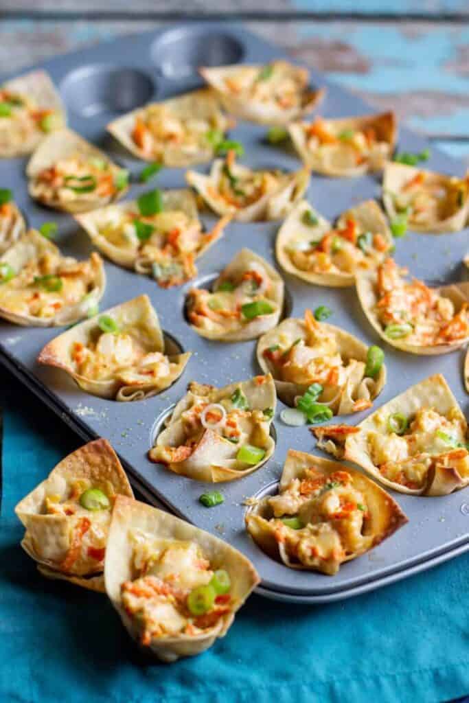 Shrimp Wonton Cups | A Nerd Cooks