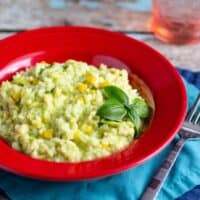 Avocado and Corn Risotto