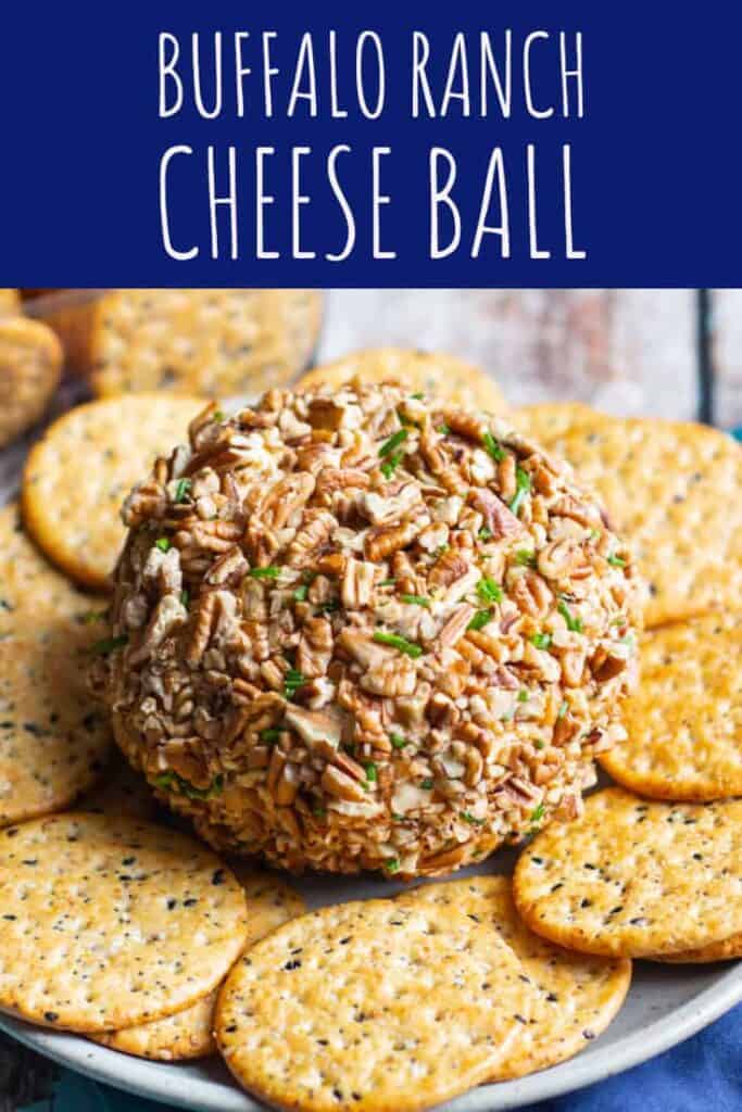 Buffalo Ranch Cheese Ball Recipe A Nerd Cooks