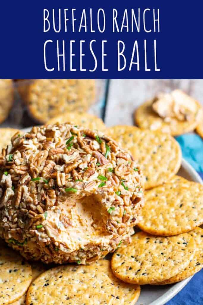 Buffalo Ranch Cheese Ball | A Nerd Cooks