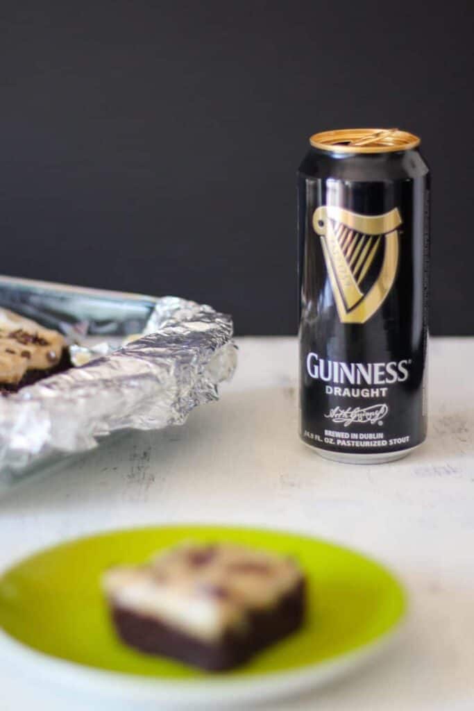 Guinness Brownies with Caramel Fudge Frosting | A Nerd Cooks