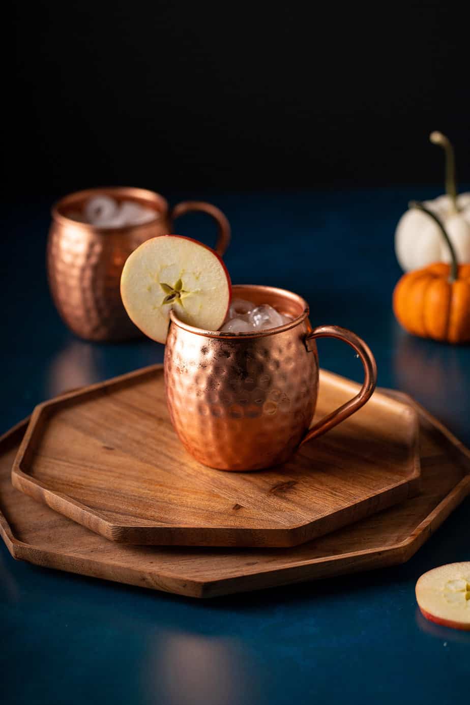 two copper mugs with kentucky mules