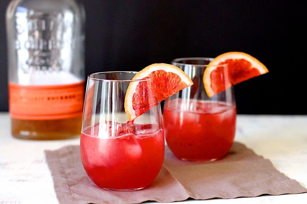 Blood Orange Bourbon Sours | A Nerd Cooks