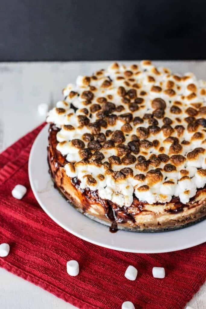 S'mores Cheesecake | A Nerd Cooks