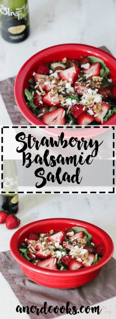 Strawberry Balsamic Salad | A Nerd Cooks