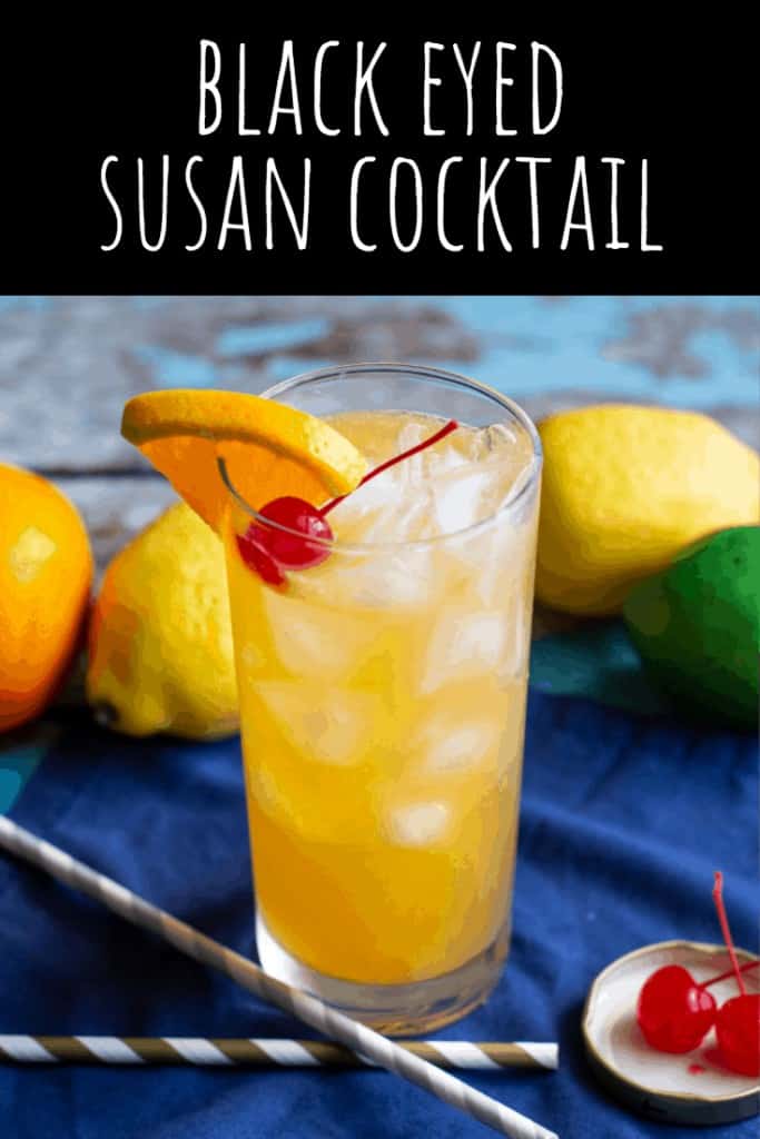 The Black Eyed Susan Cocktail | A Nerd Cooks
