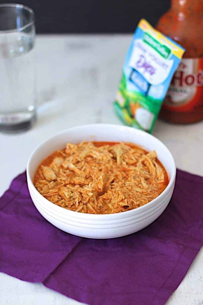 Slow Cooker Buffalo Chicken | A Nerd Cooks