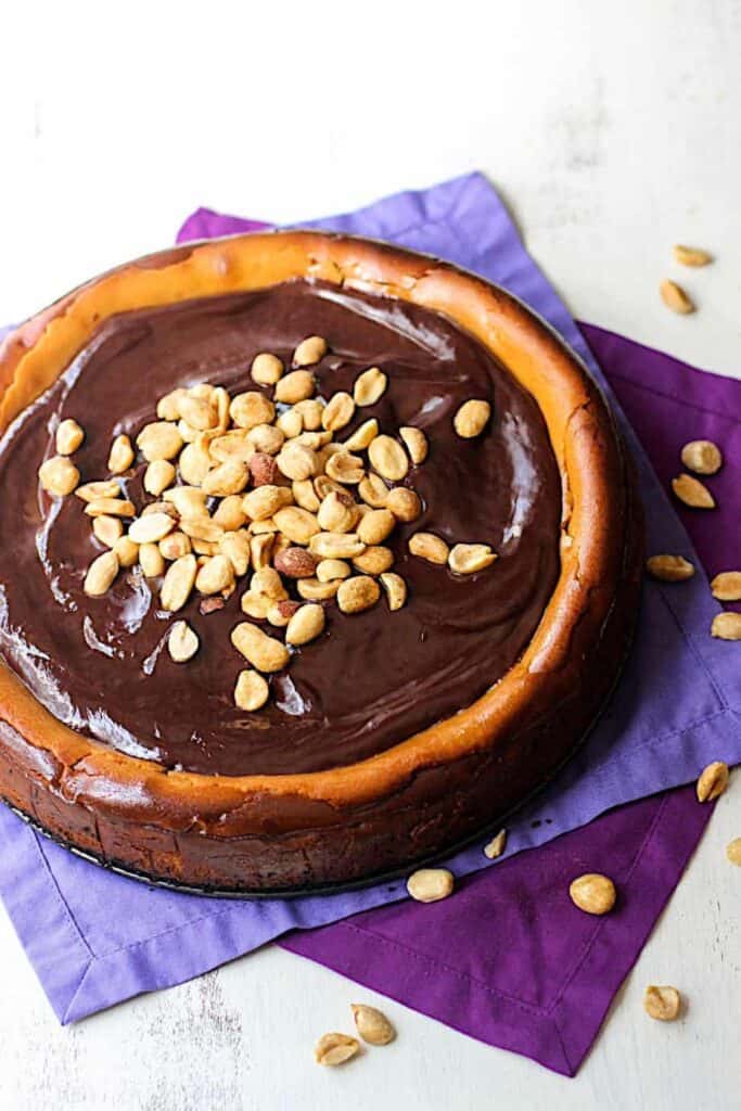 Peanut Butter Cheesecake | A Nerd Cooks