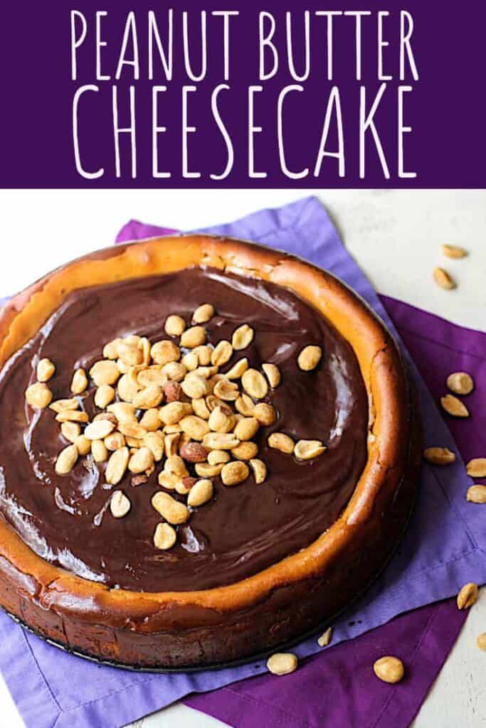 Peanut Butter Cheesecake | A Nerd Cooks