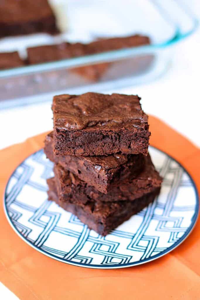 Simple Fudge Brownies | A Nerd Cooks