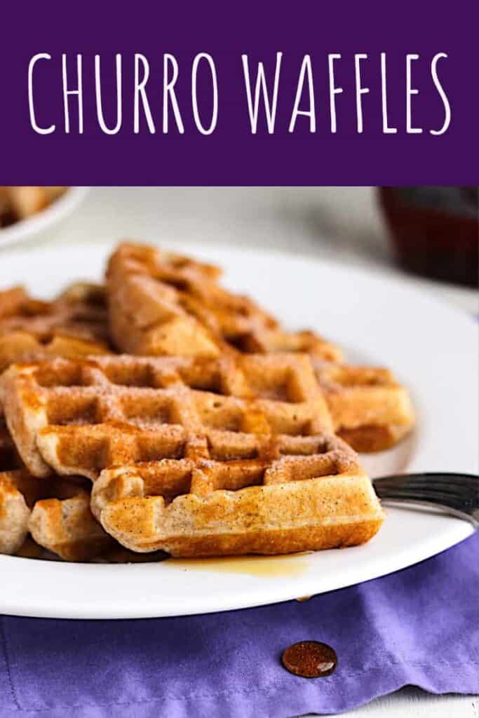 Churro Waffles | A Nerd Cooks