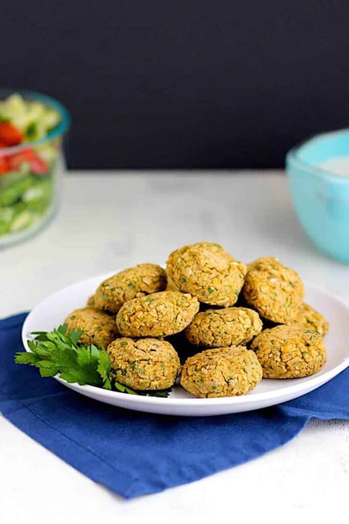 Baked Falafel | A Nerd Cooks