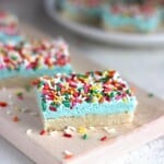 Frosted Sugar Cookie Bars | A Nerd Cooks