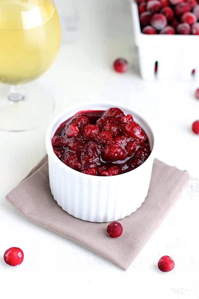 Hard Cider Cranberry Sauce - A Nerd Cooks