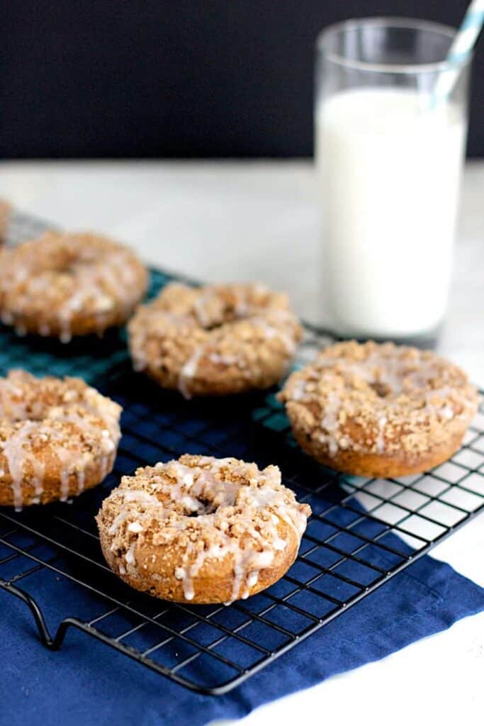 Pumpkin Streusel Donuts | A Nerd Cooks