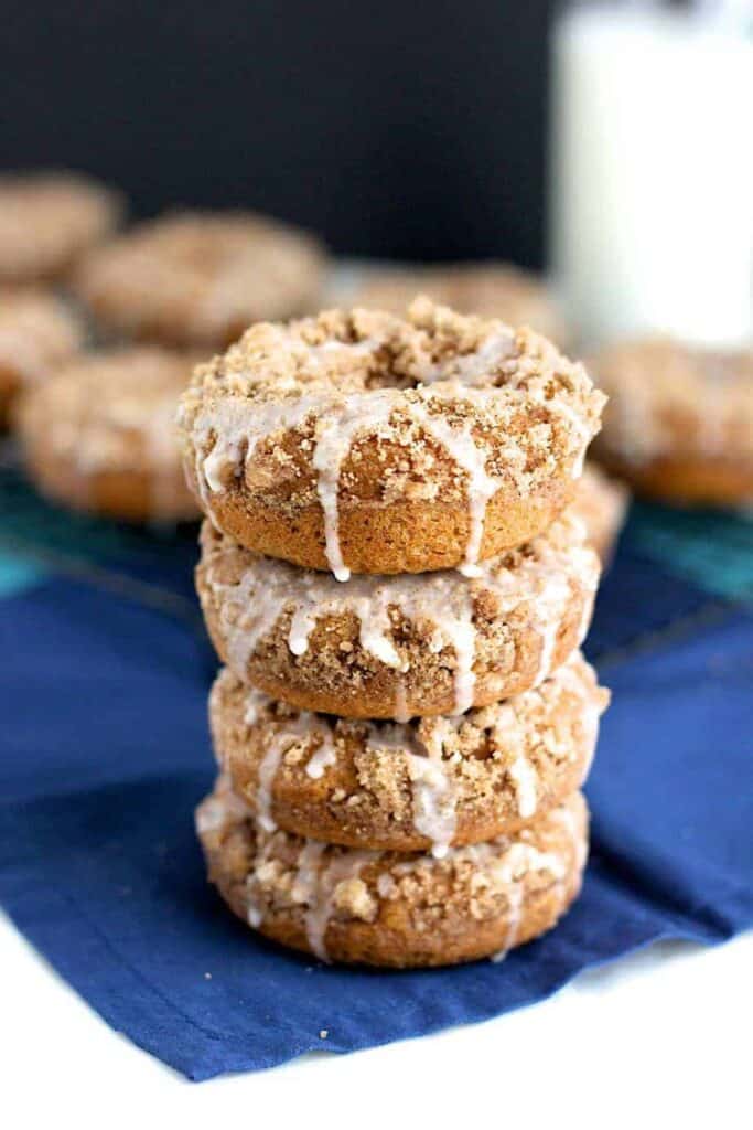 Pumpkin Streusel Donuts | A Nerd Cooks