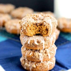 Pumpkin Streusel Donuts | A Nerd Cooks