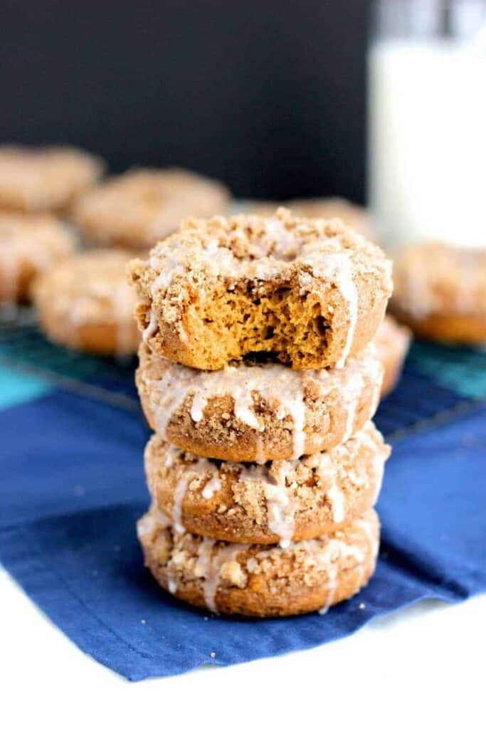 Pumpkin Streusel Donuts | A Nerd Cooks