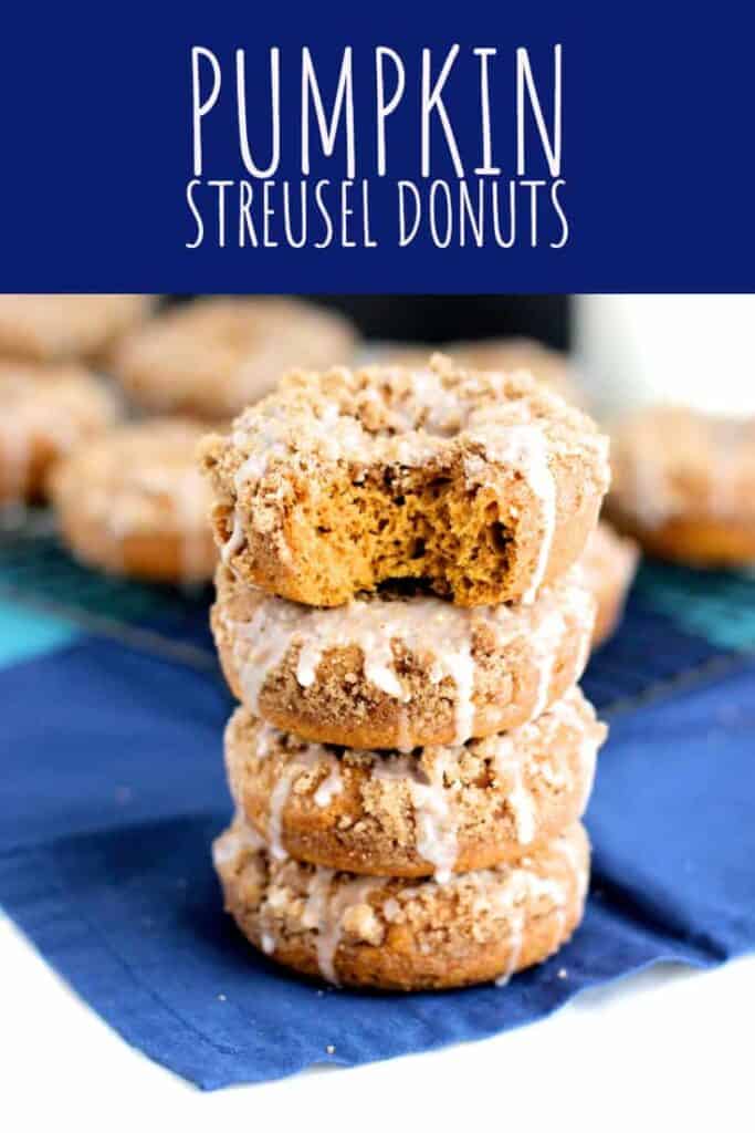 Pumpkin Streusel Donuts | A Nerd Cooks