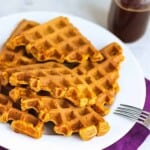 Pumpkin Waffles | A Nerd Cooks