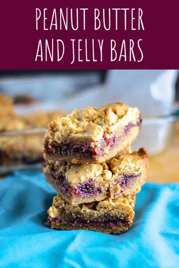 Peanut Butter and Jelly Bars | A Nerd Cooks