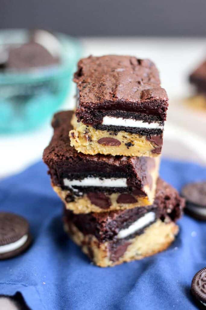 Decadent Slutty Brownies Recipe - A Nerd Cooks