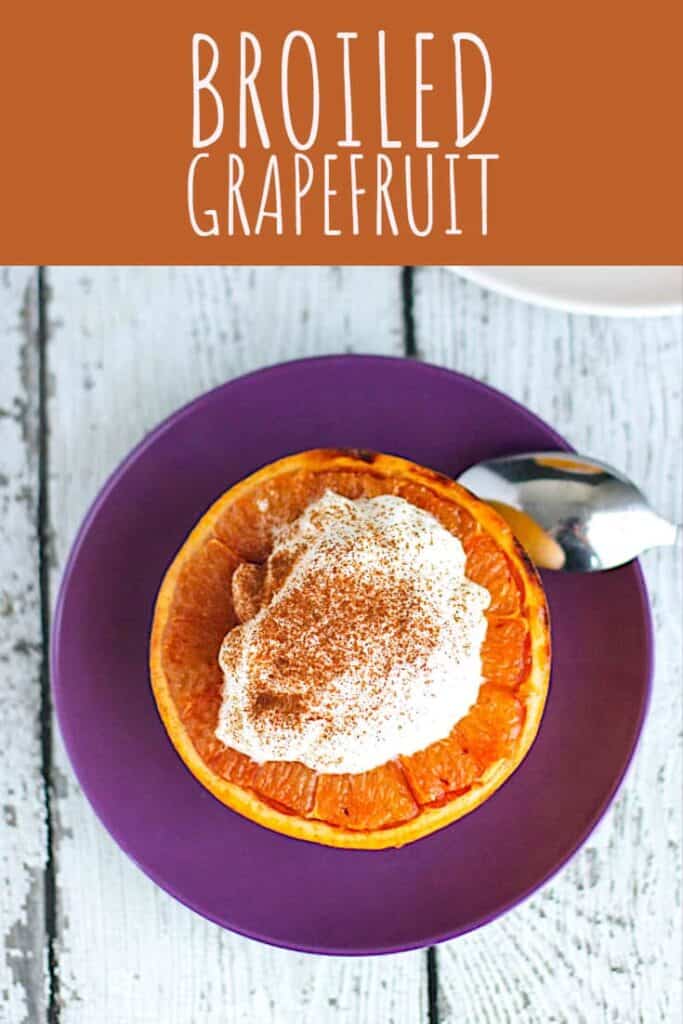 Broiled Grapefruit | A Nerd Cooks