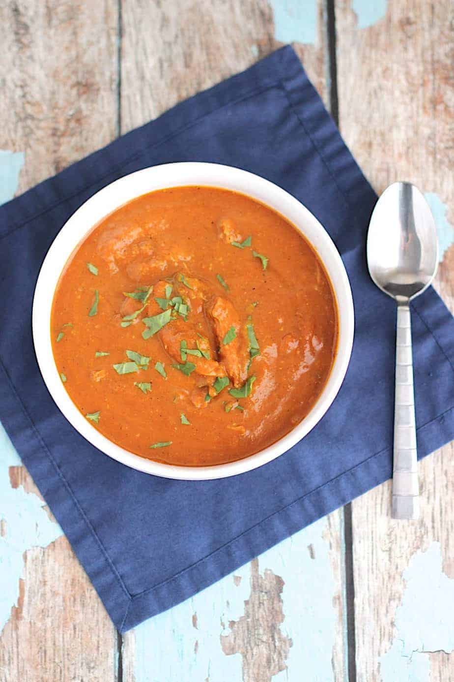 Chicken Tikka Masala Soup - A Nerd Cooks