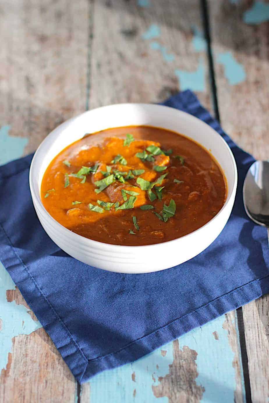 Chicken Tikka Masala Soup - A Nerd Cooks