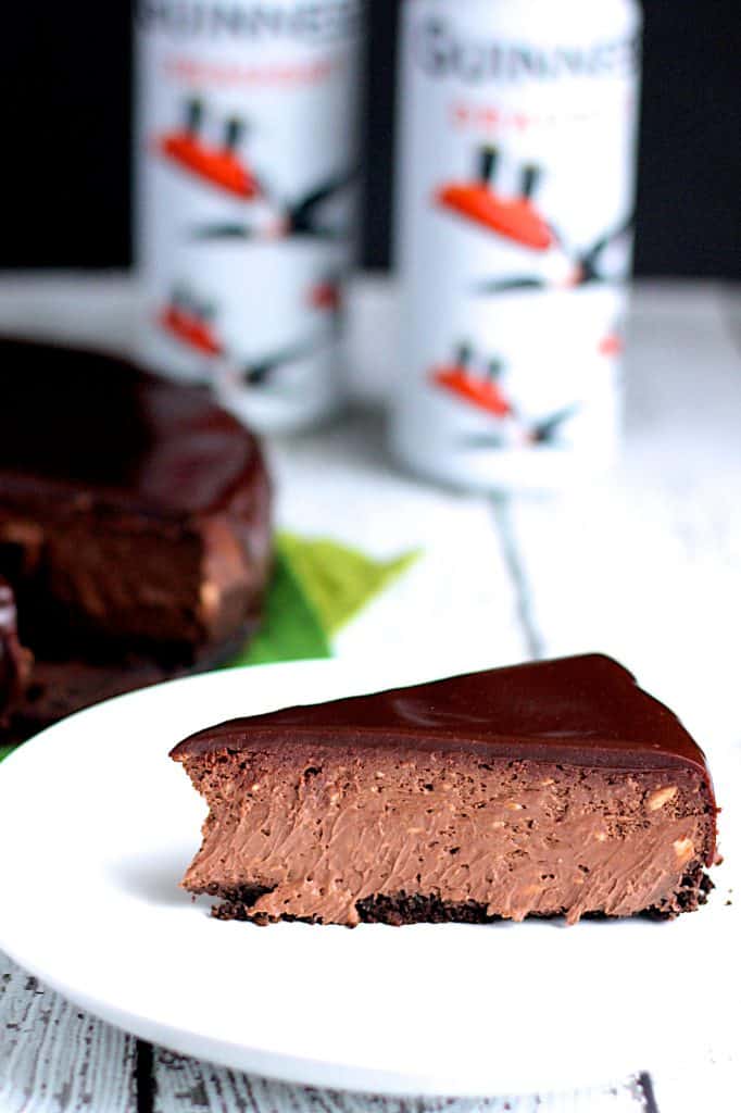 Chocolate Guinness Cheesecake | A Nerd Cooks