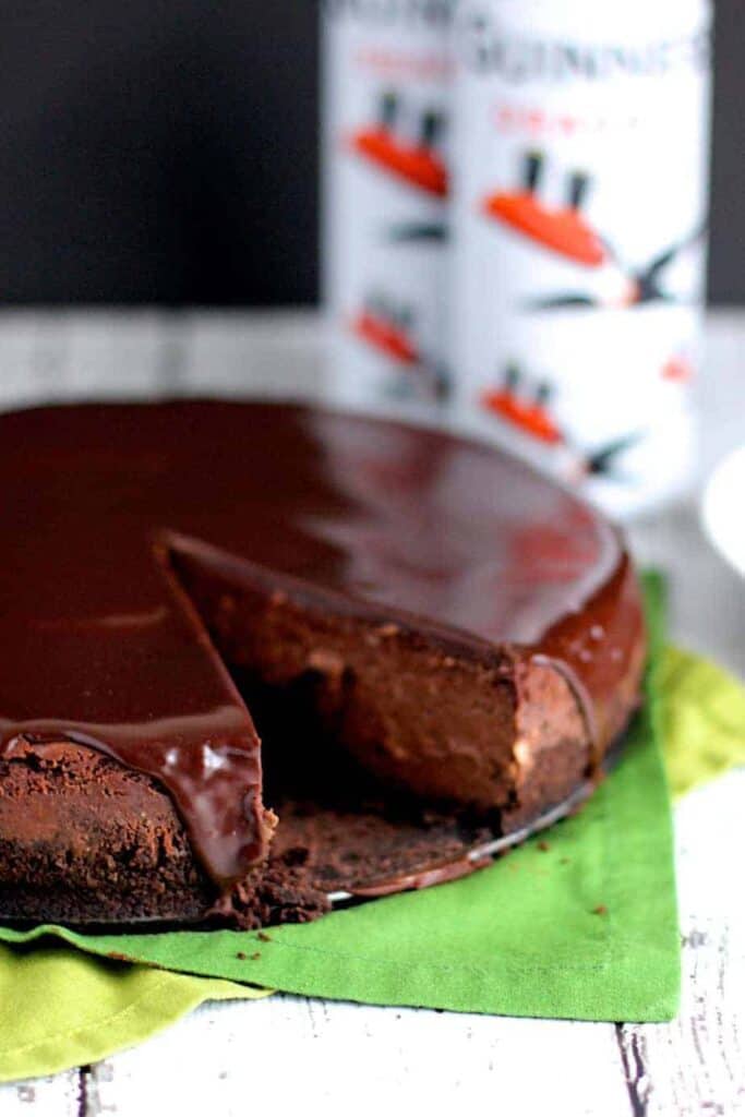 Chocolate Guinness Cheesecake | A Nerd Cooks