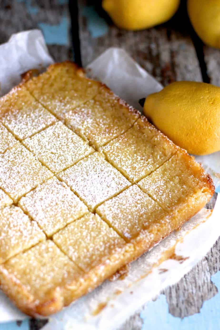 Sweet And Tart Whole Lemon Bars Recipe A Nerd Cooks