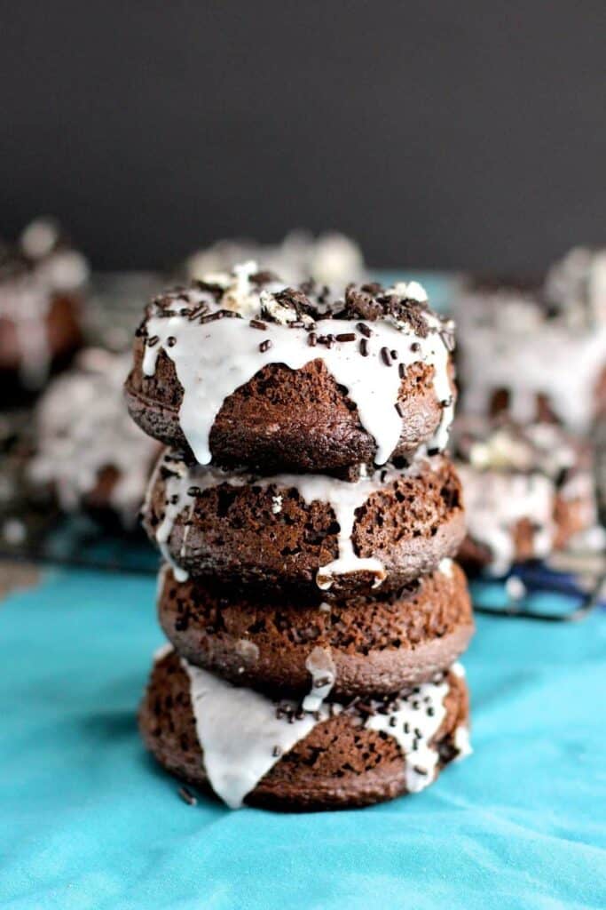 Chocolate Cake Mix Donuts | A Nerd Cooks