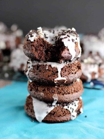 Chocolate Cake Mix Donuts | A Nerd Cooks