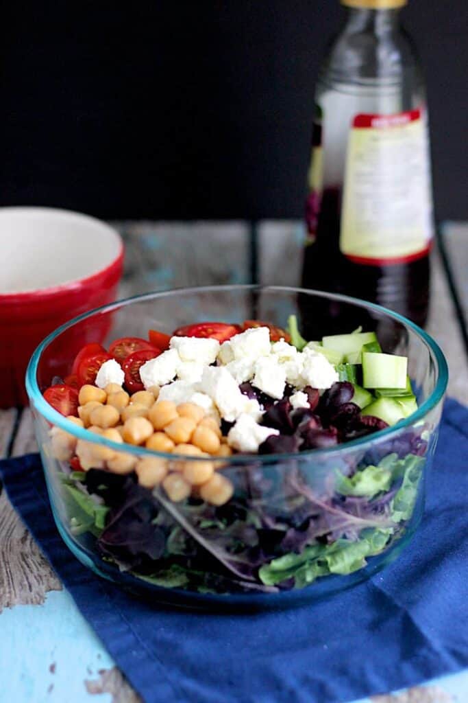 Mediterranean Chopped Salad Recipe - A Nerd Cooks