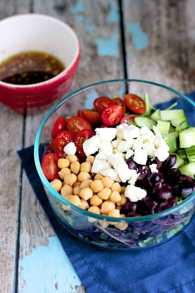 Mediterranean Chopped Salad | A Nerd Cooks