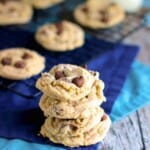 Cream Cheese Chocolate Chip Cookies | A Nerd Cooks