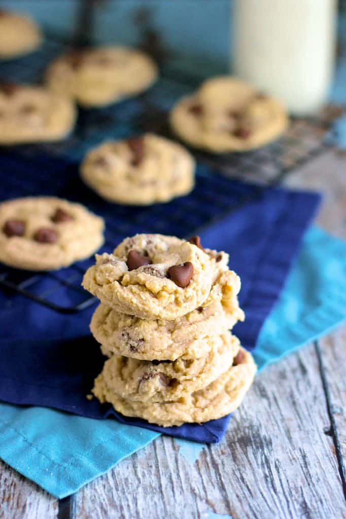 Cream Cheese Chocolate Chip Cookies | A Nerd Cooks