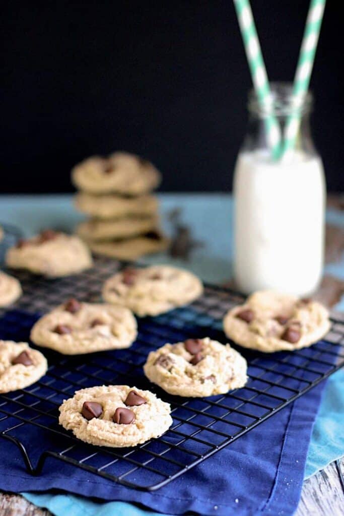 Cream Cheese Chocolate Chip Cookies | A Nerd Cooks