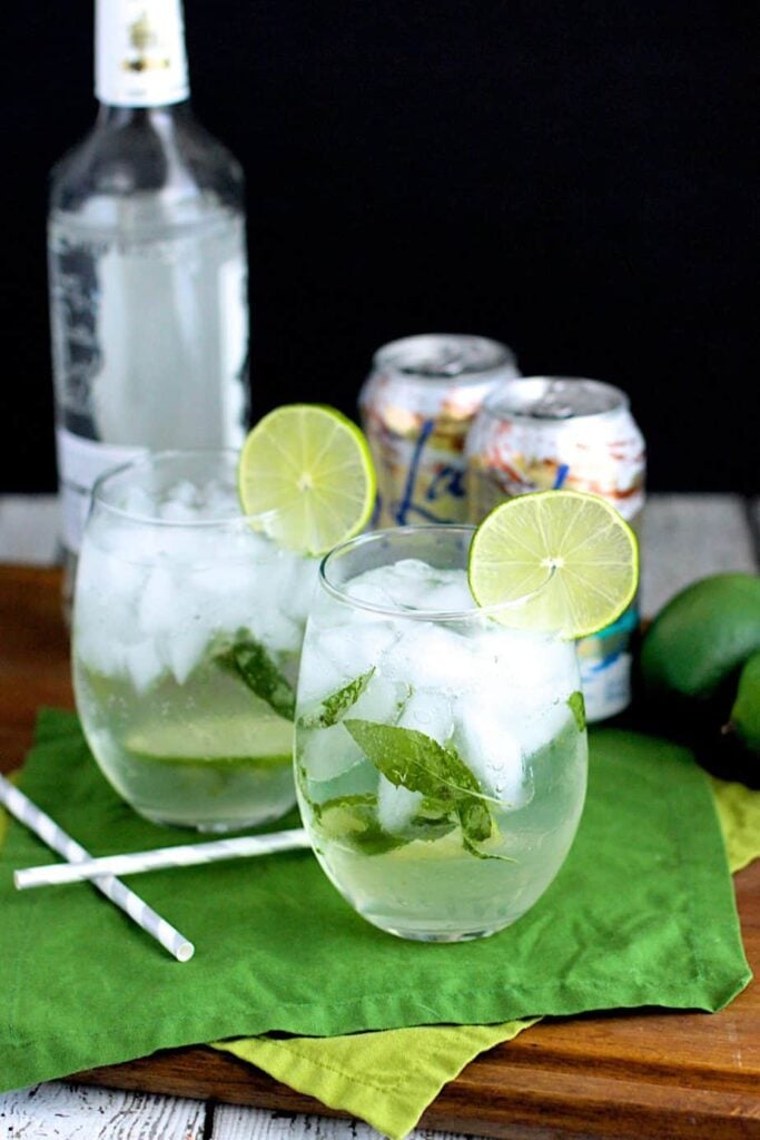 Lemongrass and Thai Basil Mojito | A Nerd Cooks