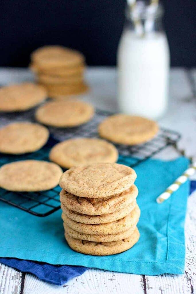 Peanut Butter Snickerdoodles | A Nerd Cooks