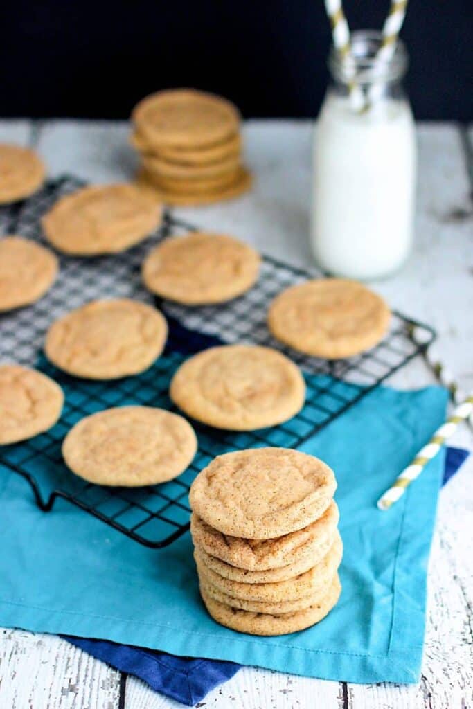 Peanut Butter Snickerdoodles | A Nerd Cooks