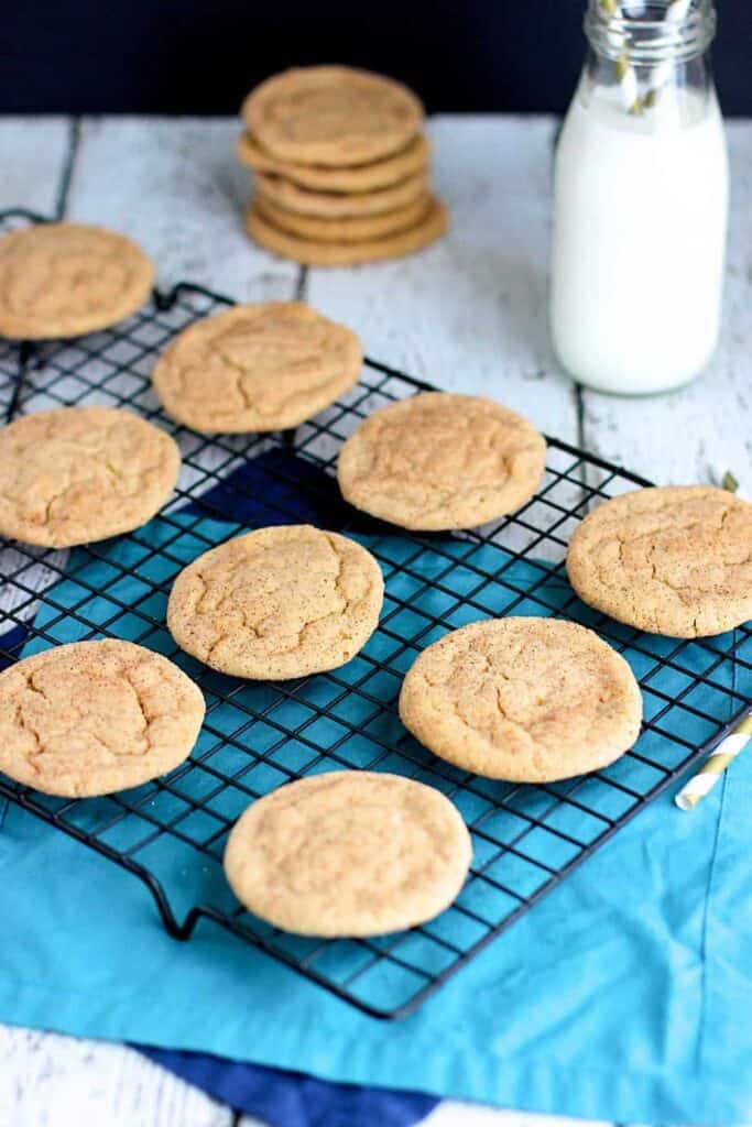 Peanut Butter Snickerdoodles | A Nerd Cooks