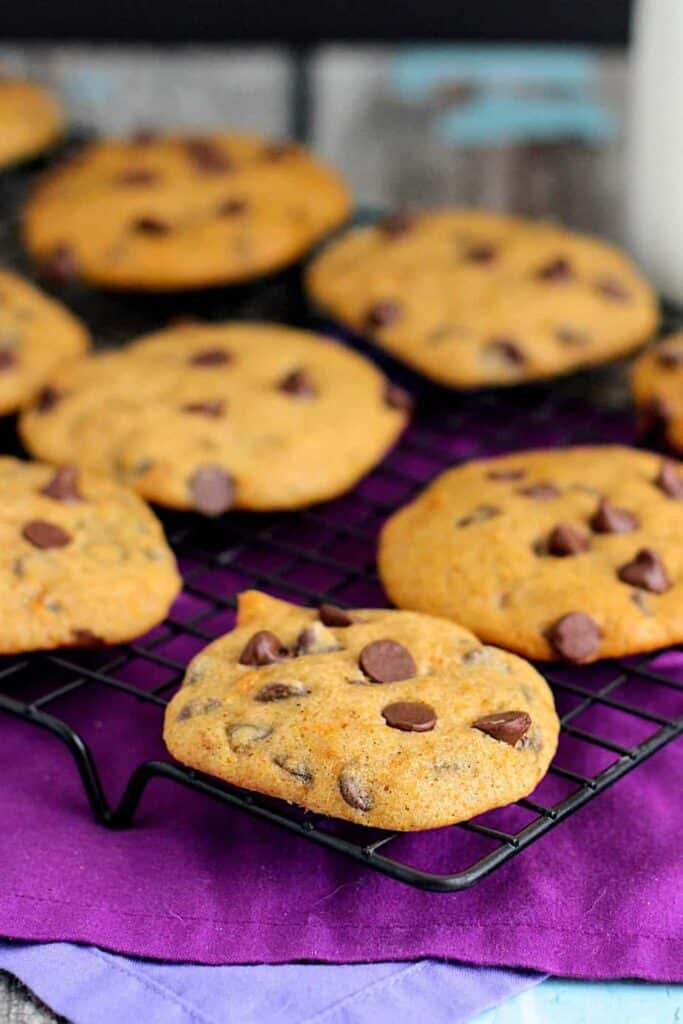 Sweet Potato Chocolate Chip Cookies | A Nerd Cooks