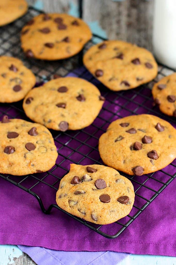 Sweet Potato Chocolate Chip Cookies | A Nerd Cooks