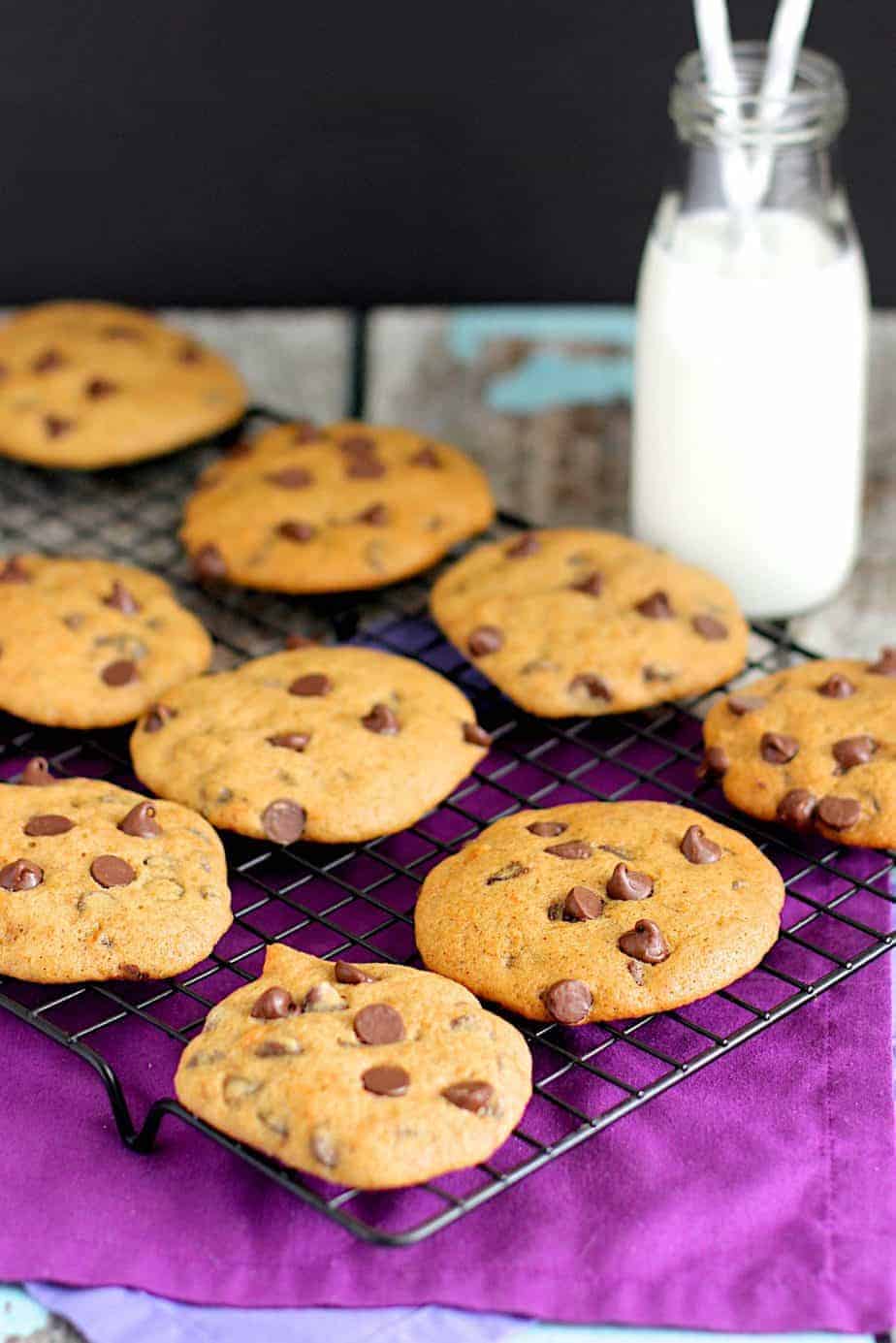 Sweet Potato Chocolate Chip Cookies